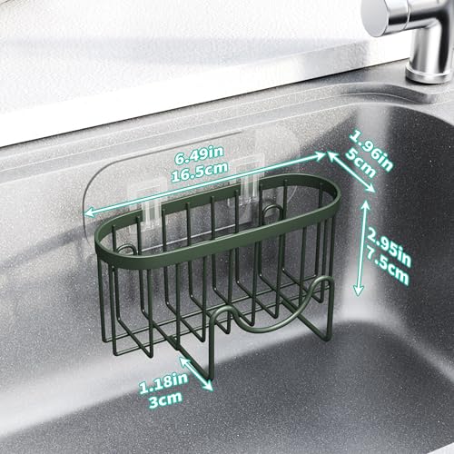 HapiRm M-Shaped Kitchen Sink Caddy - Rustproof Stainless Steel Organizer