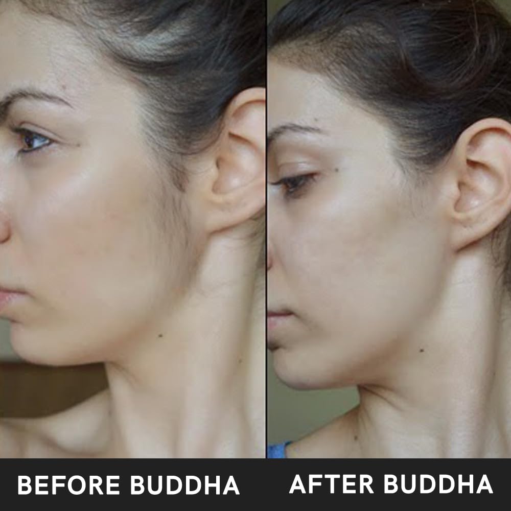Buddha Natural Facial Wax Powder with Turmeric (50 Gram, 1.7 oz) - Painless Natural Face Hair Removal Waxing Powder, Instant Quick Solution