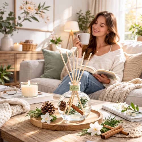 Cedarwood & White Musk Reed Diffuser - Luxury Home Fragrance