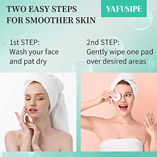 YAFUSIPE 35% Glycolic Acid Exfoliating Pads for Anti-Aging & Acne