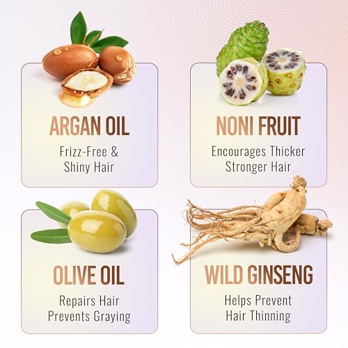 Herbishh Black Hair Dye Shampoo Pack with Argan Mask - 30ml