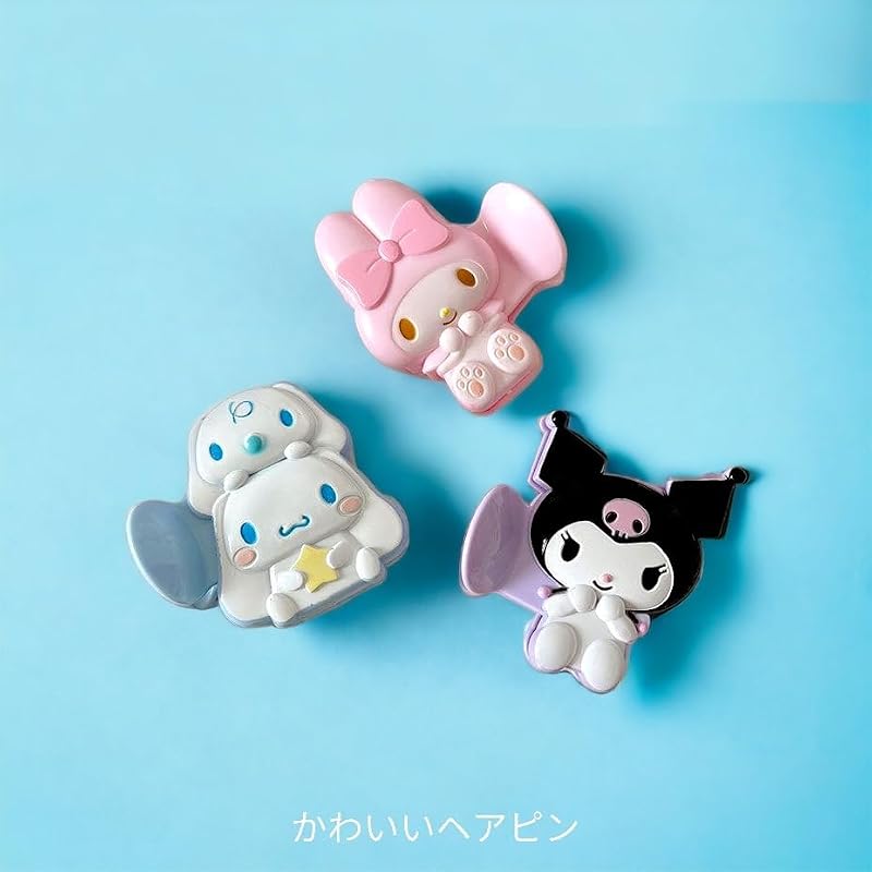 KOZUKI CINN Cinnamoroll Kitty Anime Hair Claw Clips - Cute Japanese Style Hair Accessories