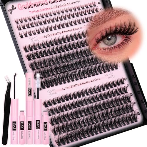 Goddvenus Wispy Lash Clusters Kit - C Curl Eyelash Extensions