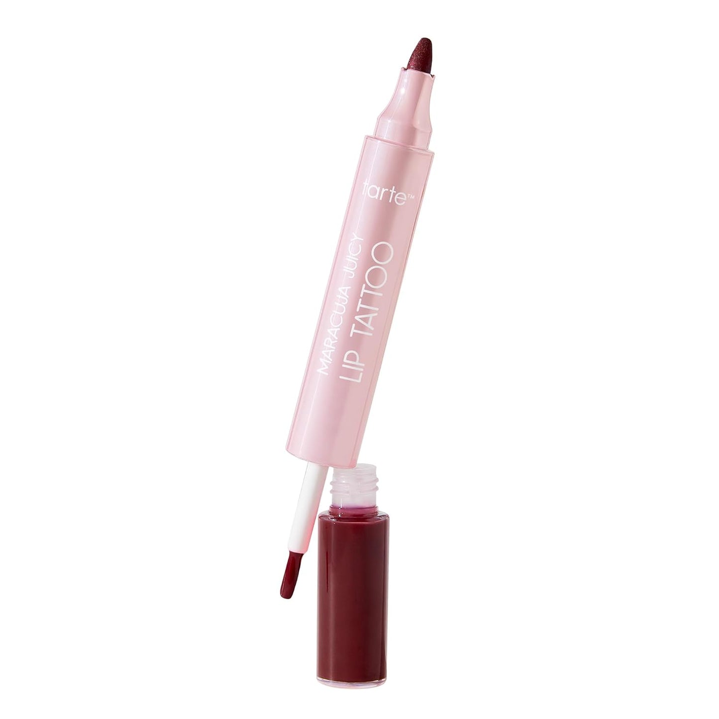 Tarte Maracuja Juicy Lip Tattoo - Transfer Proof Lip Stain & Nourishing Gloss Combo | Vegan, Hyaluronic Acid, 2 in 1
