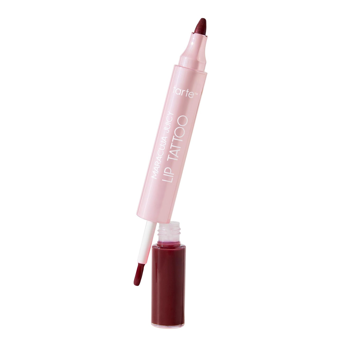 tarte maracuja juicy lip tattoo – Transfer Proof Lip Stain Tint & Nourishing Gloss Combo, 2 in 1 Lipgloss Makeup with Hyaluronic Acid and Vitamin E, Vegan & Cruelty-Free, full size, honeysuckle