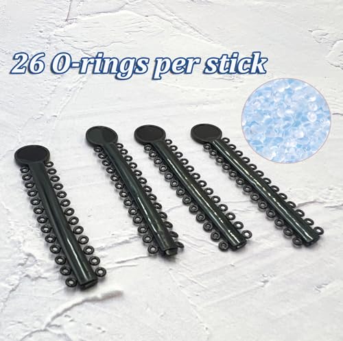 1040 Pcs Black Orthodontic Ligature Ties for Braces