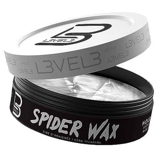 L3 Spider Hair Wax for Men - Strong Hold Fiber Texture 5 oz Pack of 2