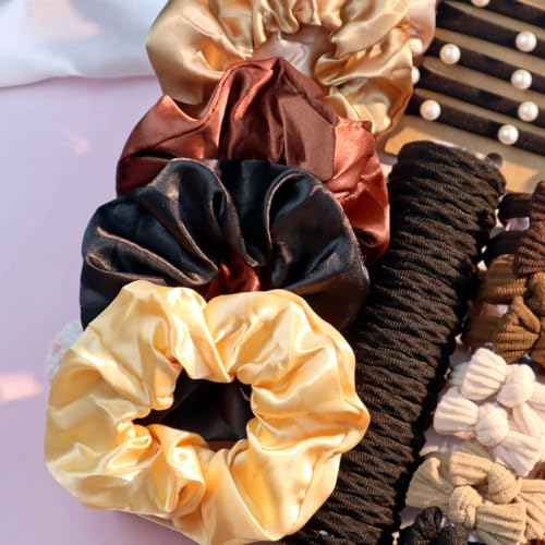 GUOXI 1163PCS Hair Accessories Set for Women - Scrunchies, Ponytail Holders & Hair Ties