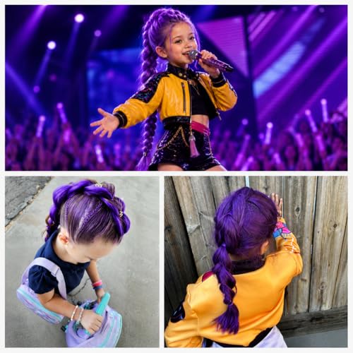 Waybesty Purple Temporary Hair Spray for Kids & Adults, Washable Cosplay & Party Color, 120ml