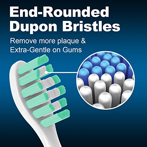 10-Pack Replacement Toothbrush Heads for Gleem Electric Toothbrush
