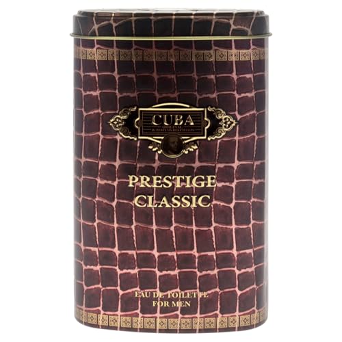 Cuba Prestige Classic Eau de Toilette Spray for Men, 3 oz