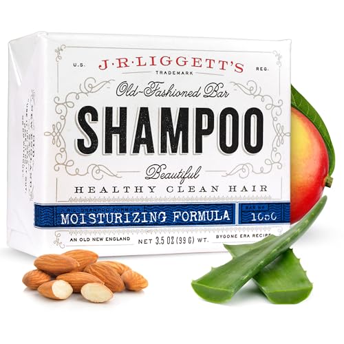 J.R.LIGGETT'S Moisturizing Shampoo Bar - Natural Hair Cleanser, 3.5 oz