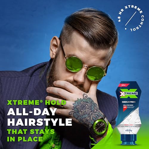 Xtreme Gel Seduction Hair Gel for Men, 3-Pack, 9.17 Oz Each