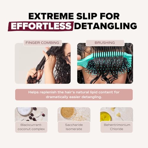 Travel Size Detangling Conditioner for Curly Hair - 75ml Moisturizing Rinse-Out