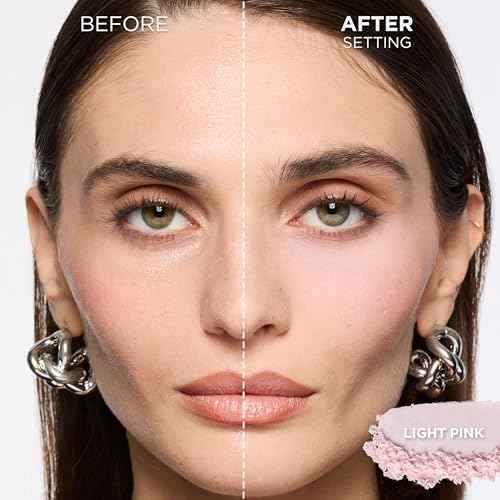 L'Oreal Paris Infallible Blur-fection Setting Powder - Brightening Light Pink, 24HR Wear