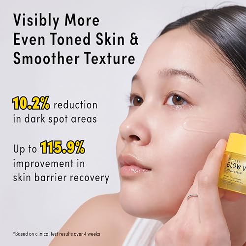 Kiss Glow Vita Capsule & Gel Face Moisturizer with Vitamin C & Niacinamide, Hydrating Korean Skincare, 1.94 oz