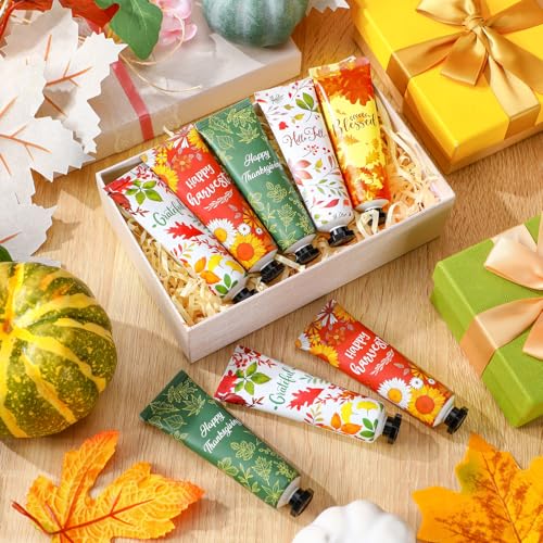 10 Pcs Fall Hand Cream Set - Natural Botanical Lotion for Chapped Hands
