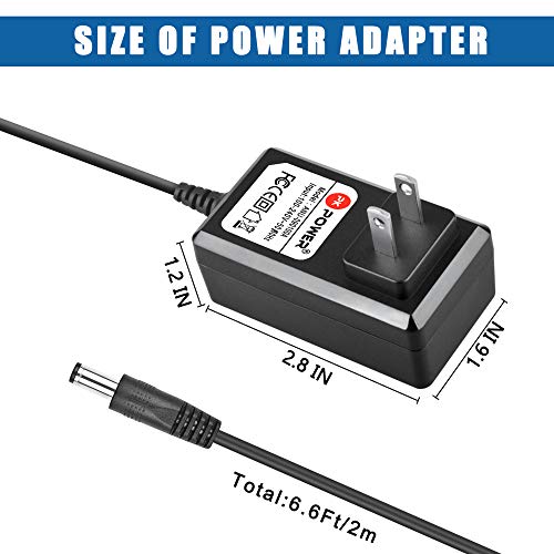 9V 1A AC DC Adapter with 5.5mm Connector for Swiffer Sweep & Vac