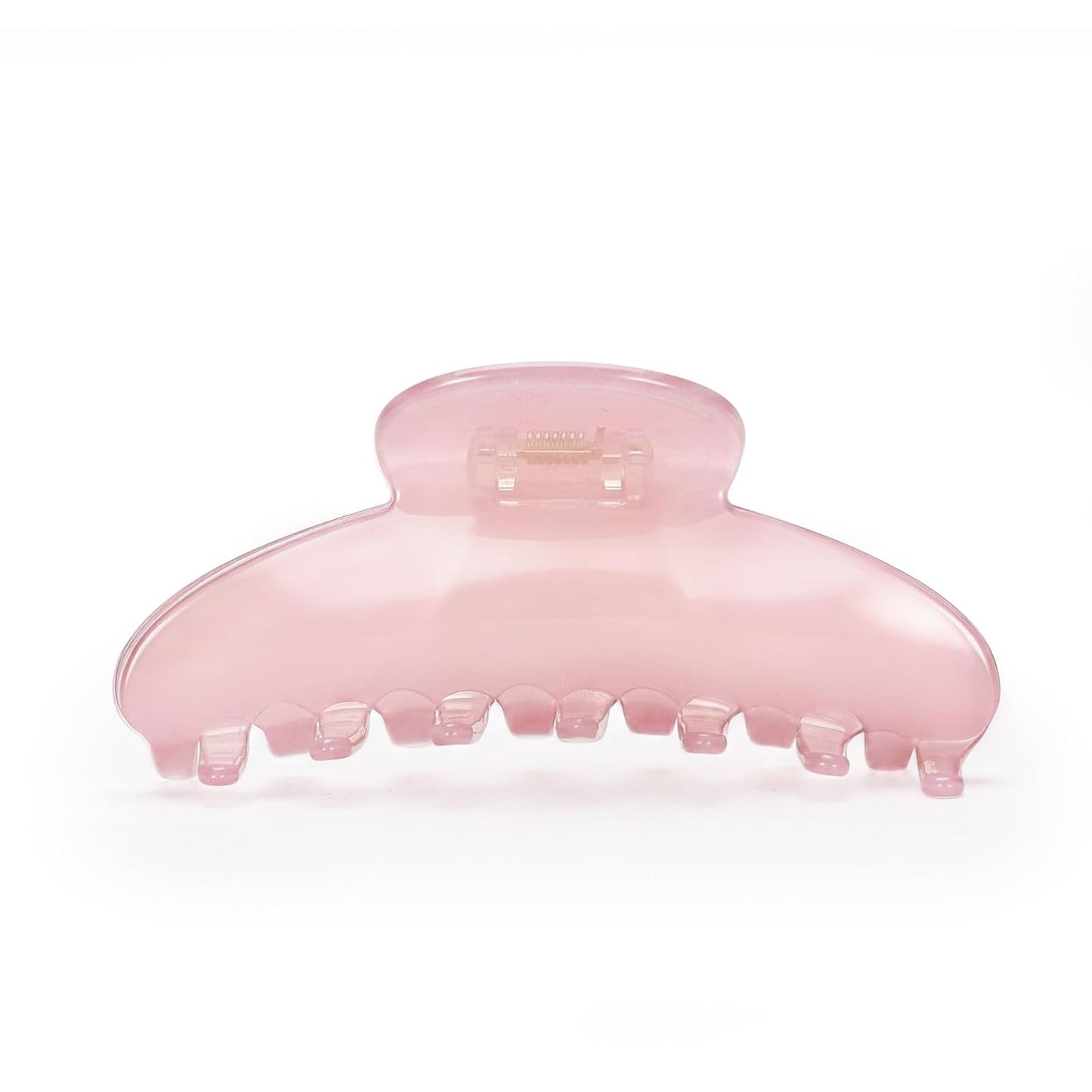 Large Claw Clip for Thin & Thick Hair - Cute Acetate French Hair Clip for Secure Updos | Cream White, 4.3 Inch