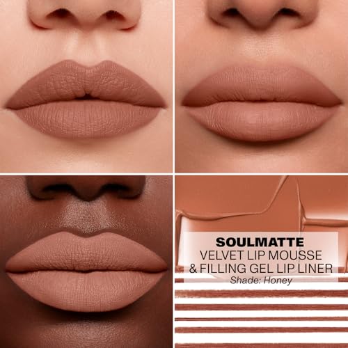 MORPHE Soulmatte Gel Lip Liner - Honey - 0.01 oz (Pack of 2)