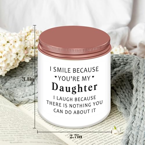 Lavender Scented Candle for Daughter | Heartfelt Gift from Mom & Dad
