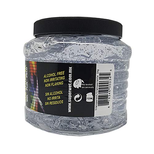 Super Clear Jumbo Hair Styling Gel - 2.2 lb for All-Day Hold