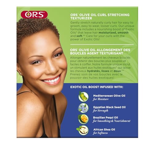 ORS Olive Oil Curl Texturizer Kit with Exotic Oils - All Curl Types, 1 Pack