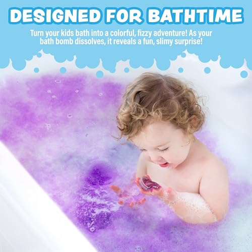 Tub Works Super Goo Bath Slime Surprise Bombs - 6 Pack Kids Bath Set
