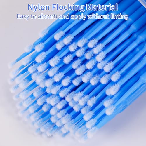 Annhua Disposable Micro Applicators 400 pcs Bendable Small Brushes for Eyelash Extensions & Dental Care