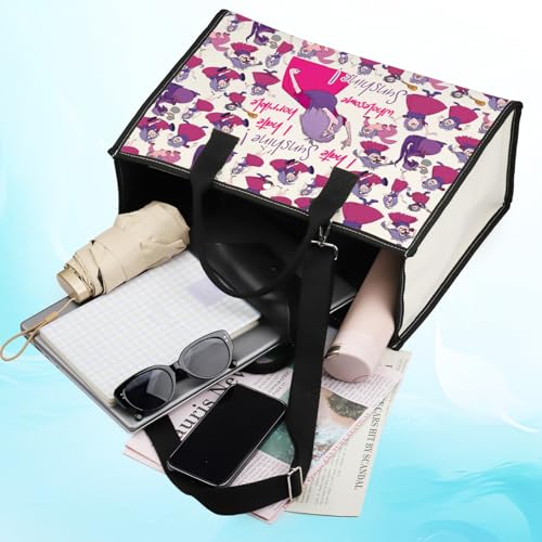 LEVLO Hate Sunshine LT Cosmetic Bag for Women Girls - Madam Mim Fan Gift, Makeup & Toiletry Pouch