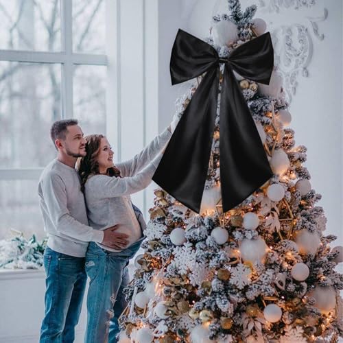 Large Satin Bow Decor - 24x36 Inch for Parties & Weddings