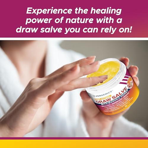 Pergenics Natural Drawing Salve with Manuka Honey - 1 oz Healing Balm