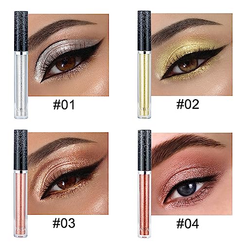Liquid Glitter Eyeshadow - Long-Lasting Sparkling Colors