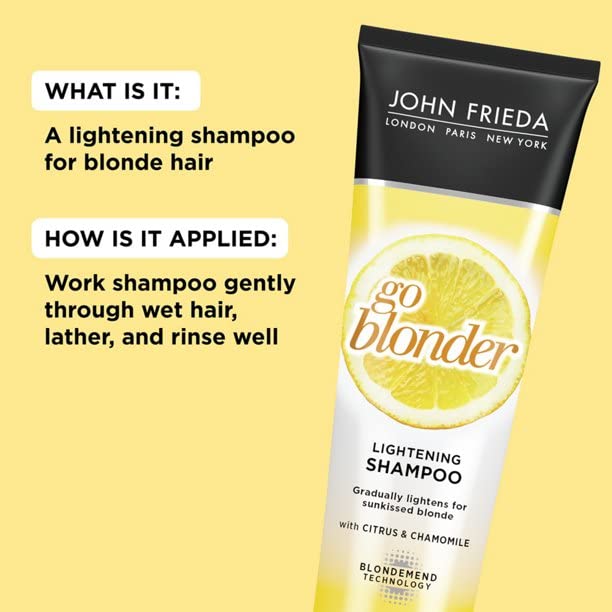 Sheer Blonde Go Blonder Lightening Shampoo - 8.3 Oz (245ml) | 2 Pack