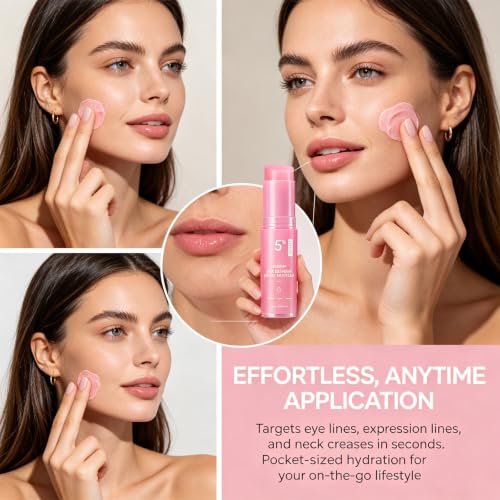 Olivine Pink Collagen Multi Balm Stick - Hydrating for Face & Neck