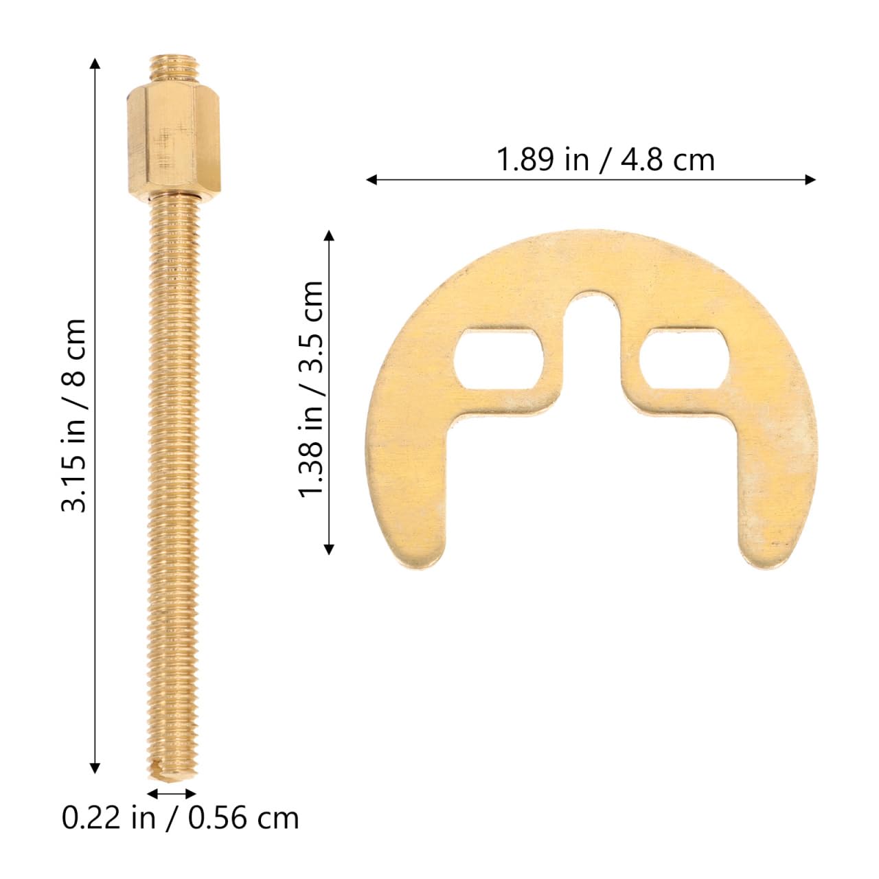 POPETPOP 1 Set Faucet Fixing Bracket, Faucet Fastening Circlip, Kitchen Antiloosing Nut Cap Fastening Circlip Washer Accessory Tool, Wash Basin Tap Fixing Fitting Kit