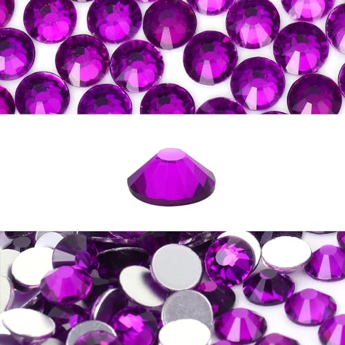 Novani Violet SS10 Flatback Rhinestones 3000pcs - 2.7-2.9mm Craft Embellishments