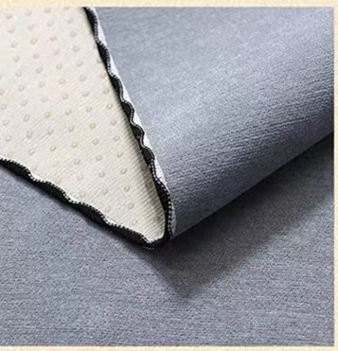 Microwave Oven Cover - Waterproof Cotton Linen Protector, 13.7x39.3 inches, Grey Deer Design