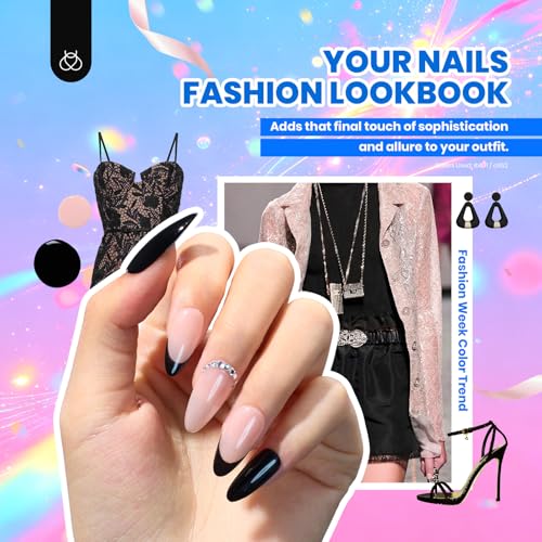 beetles 44pcs Gel Nail Polish Set - 36 Colors Colorful Muse Gel Polish Kit Pink Nude Red Yellow Green Black White Glitter Nail Kit Base Top Coat UV LED Needed Salon DIY Home Gift for Women