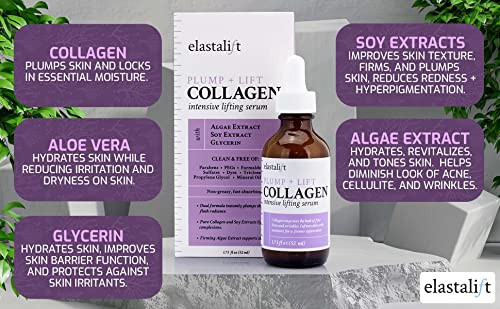 Elastalift Collagen Serum for Face - Skin Tightening & Plumping