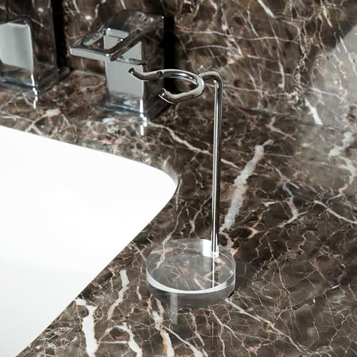 Linkidea Stainless Steel Razor Stand with Weighted Base - Fits Most Razors