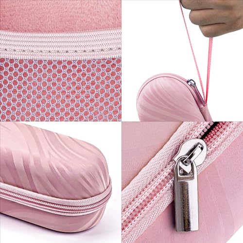TOCCOOL Electric Toothbrush Travel Case - Portable Holder for 2 Brushes (Pink)