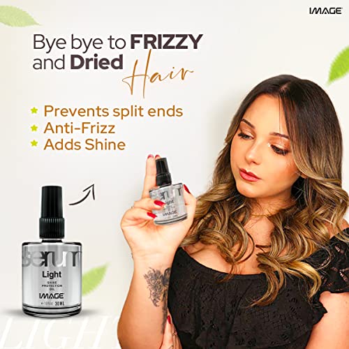 Image Light Serum Hair Treatment 1 Fl Oz - Enhances Shine & Reduces Frizz