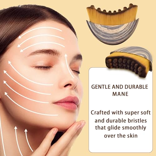 Lymphatic Contour Face Brush - Ergonomic Drainage Massager