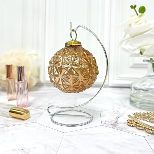 Plymor Silver Ornament Stand - 6" H for Hanging Collectibles