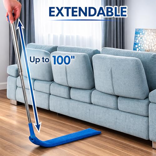 ELEANRA Retractable Gap Dust Cleaner with Extension Pole & 3 Cloths