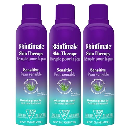 Skintimate Sensitive Skin Shave Gel with Aloe & Vitamin E - 3 Pack