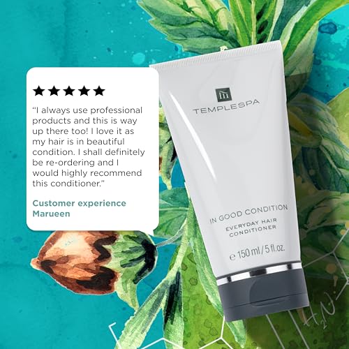 TEMPLESPA IN GOOD CONDITION Luxury Hair Conditioner 5 Fl Oz - Lightweight & Nourishing for Soft, Glossy Hair