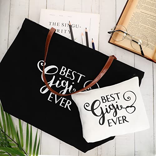 Sieral Gigi Gifts Set - Tote Bag & Makeup Bag for Grandma