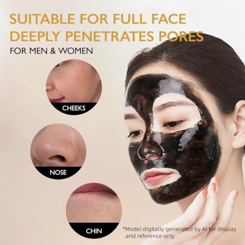 Charcoal Peel-Off Blackhead Remover Mask - 2.1 oz for Nose & T-Zone